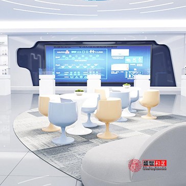 合肥多功能企業展廳設計裝修全景案例